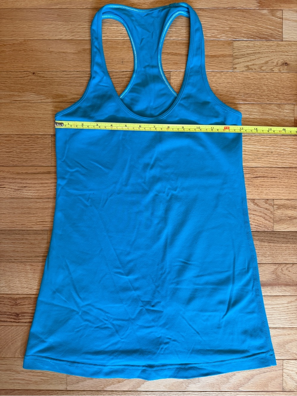 Lululemon Athletic Racerback Tank Top Teal Blue Activewear Womens - Picture 5 of 6